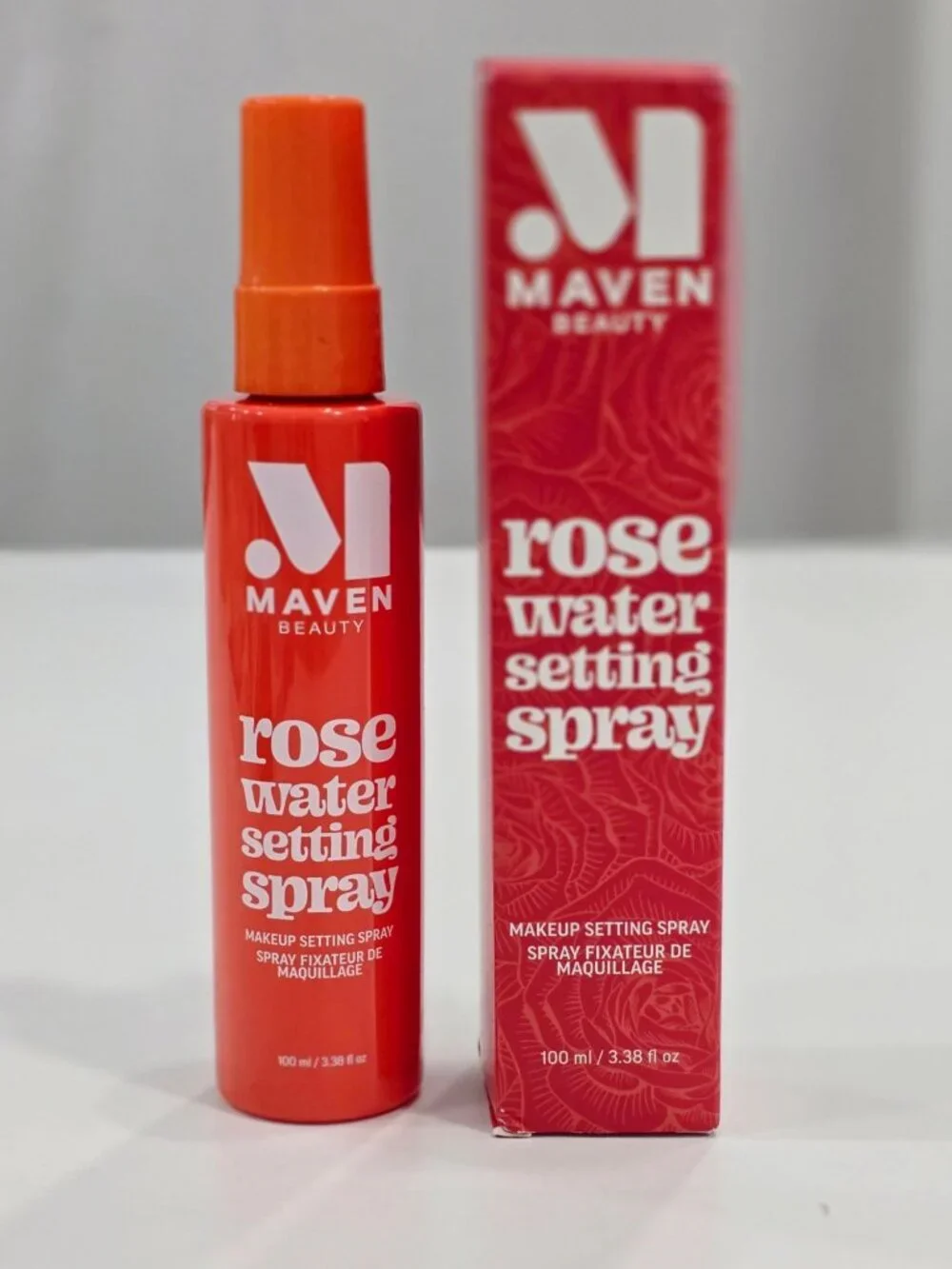 Maven Beauty ✦ Rose Water Setting Spray ✦ Makeup Finishing Mist Vegan 100ml NWT